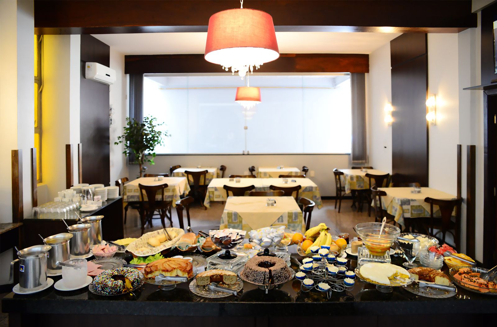 Buffet de café da manhã do Rio Hotel